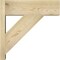 Ekena Millwork Traditional Block Rough Sawn Outlooker, Douglas Fir, 8"W x 24"D x 24"H OUT08X24X24TRA05RDF - alternate 2